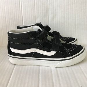 Vans Sk8 Hi Youth Size 5 Black Skate Top Sneakers